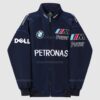 BMW x SAUBER F1 Vintage Authentic Racing Jacket - NAVY BLUE