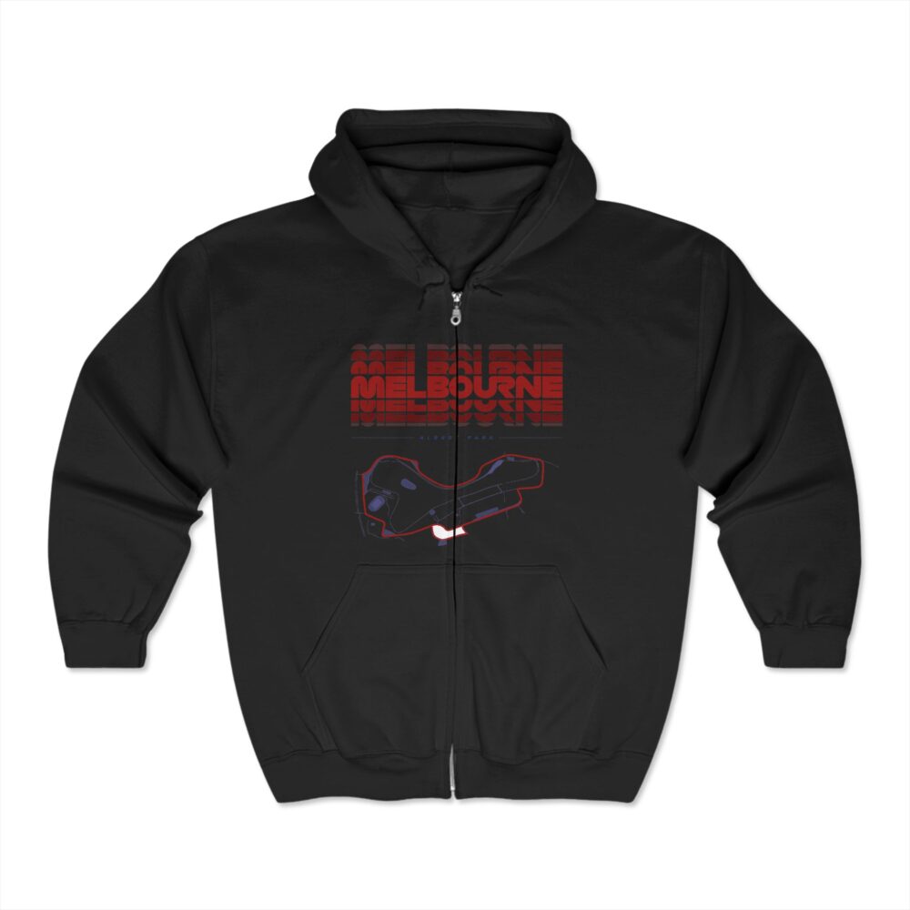 Melbourne Grand Prix Circuit Graphic Full Zip Hoodie