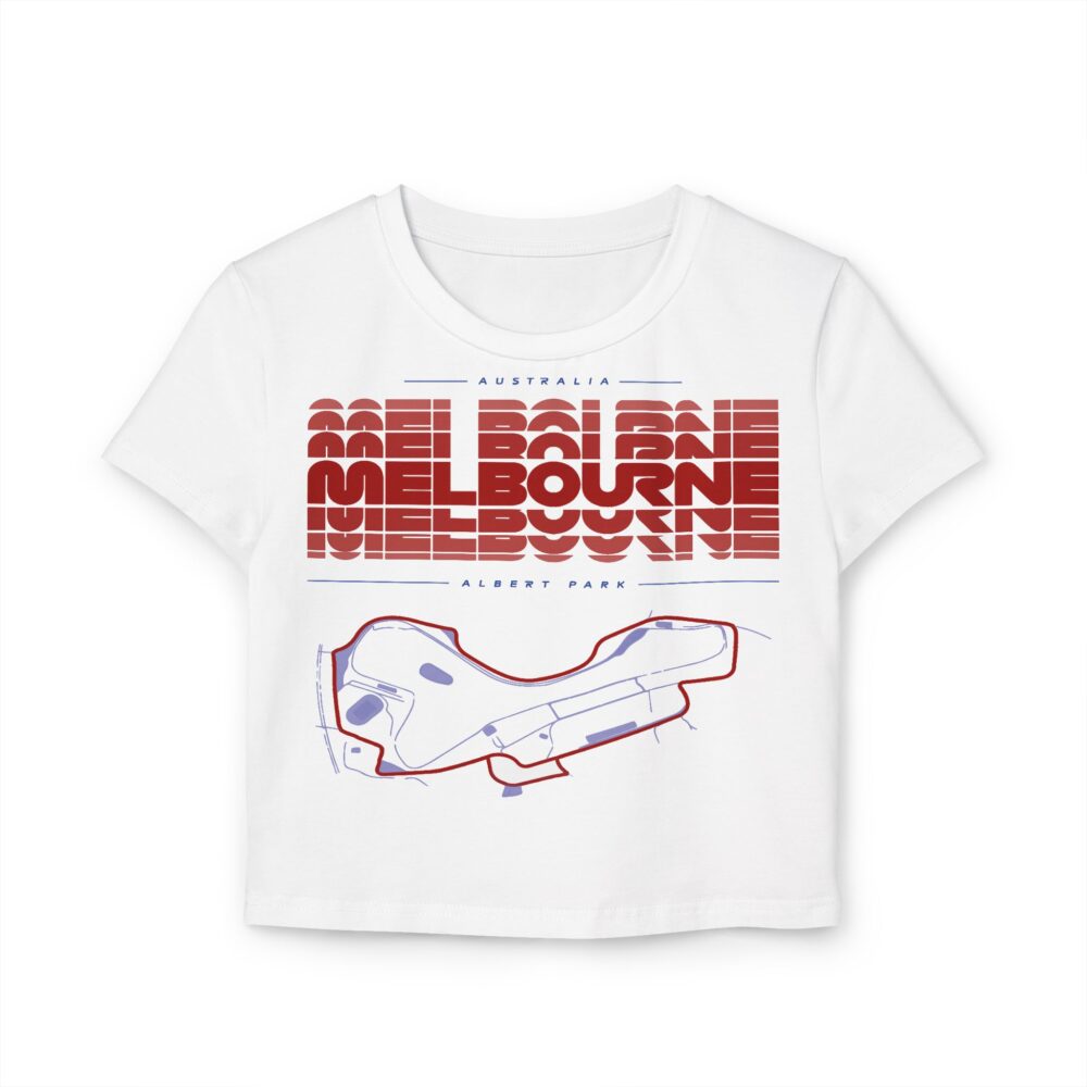 Melbourne Grand Prix Circuit Graphic Women's Baby Tee