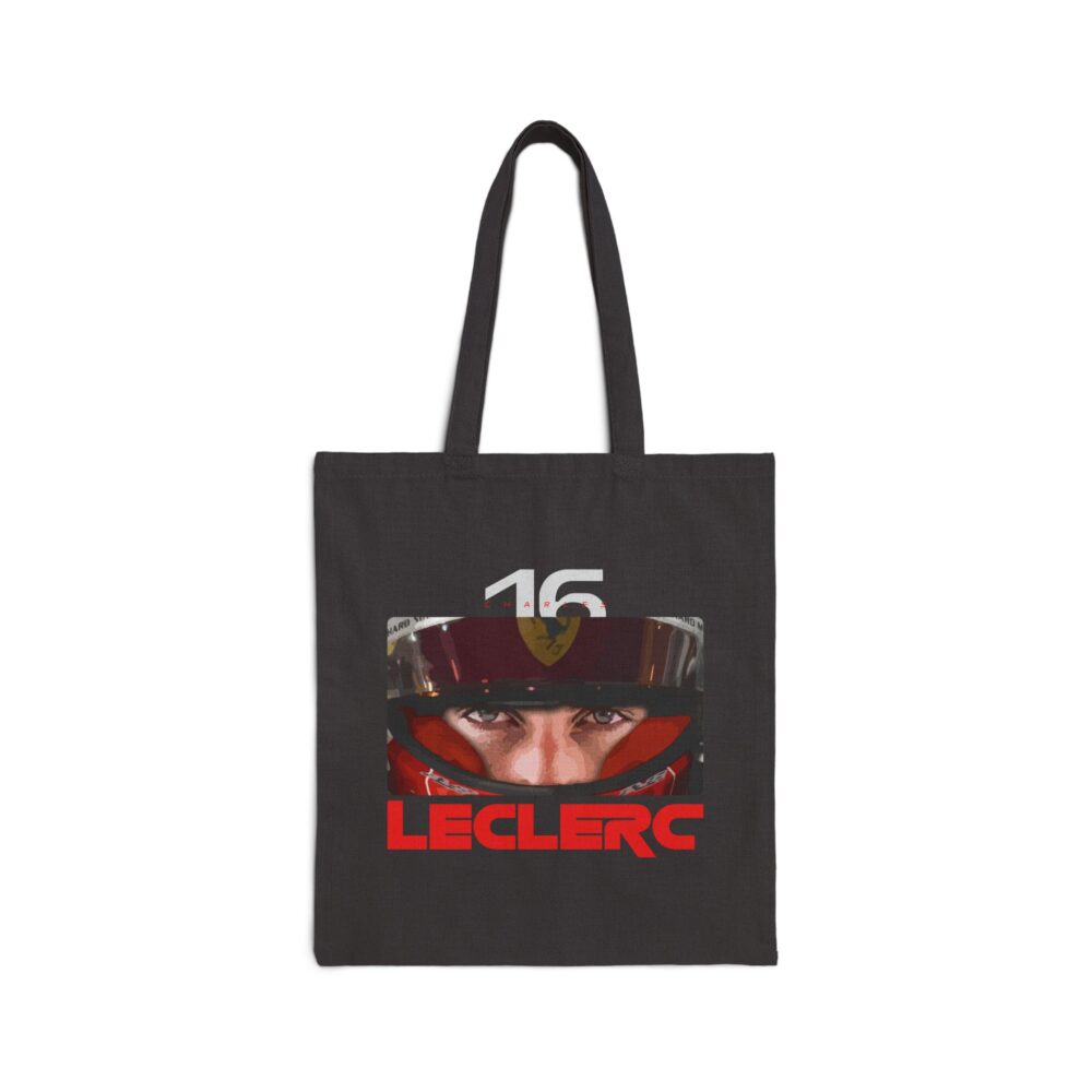 Charles Leclerc #16 Cotton Canvas Tote Bag