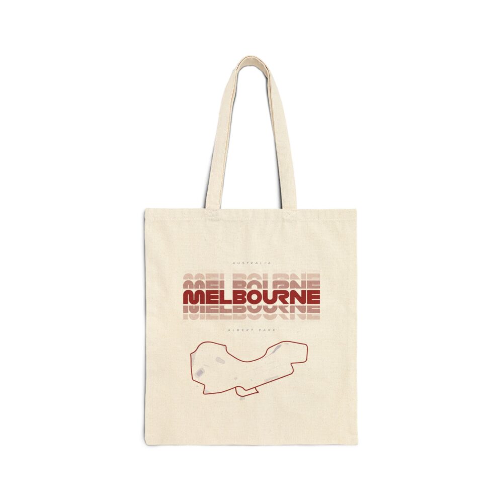Melbourne Circuit Cotton Canvas Tote Bag