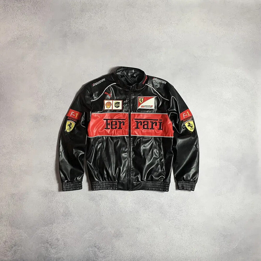 Ferrari F1 Vintage PUMA Racing Jacket – LEATHER EDITION